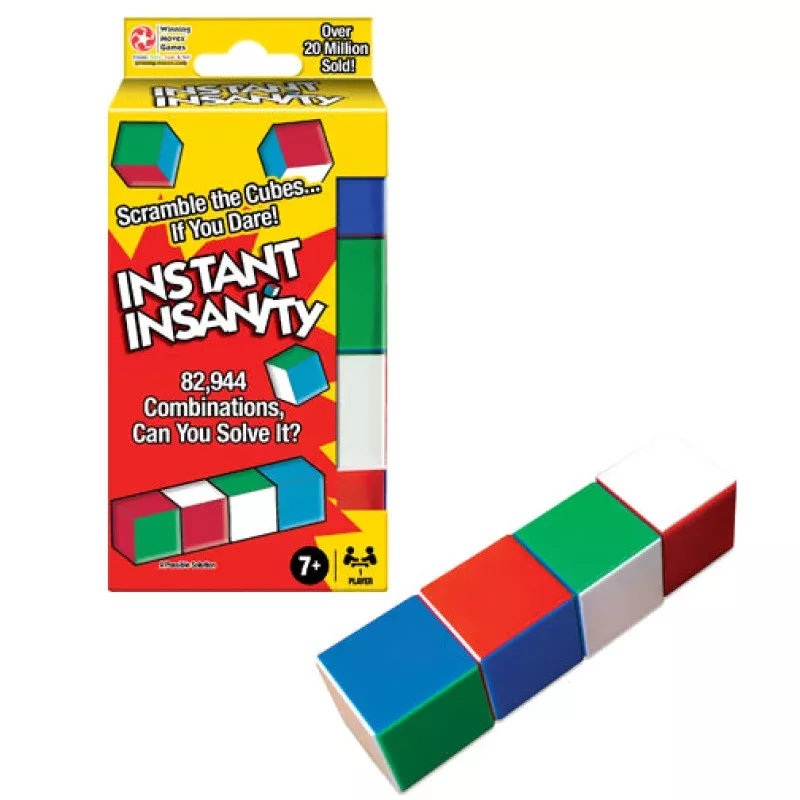 Instant Insanity Puzzle Game 1256