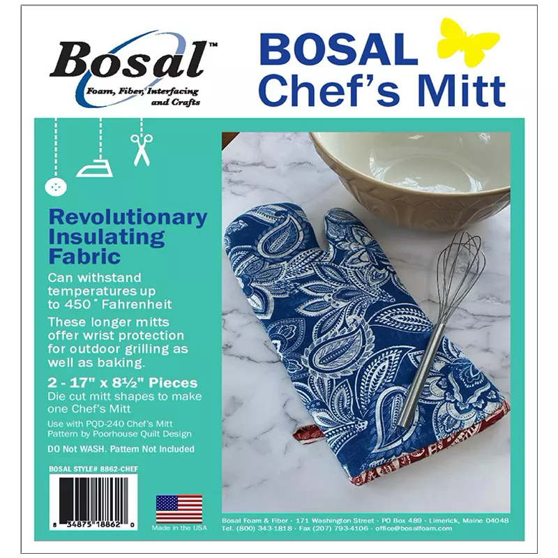 Insulating Fabric Chef's Mitt (Bosal)