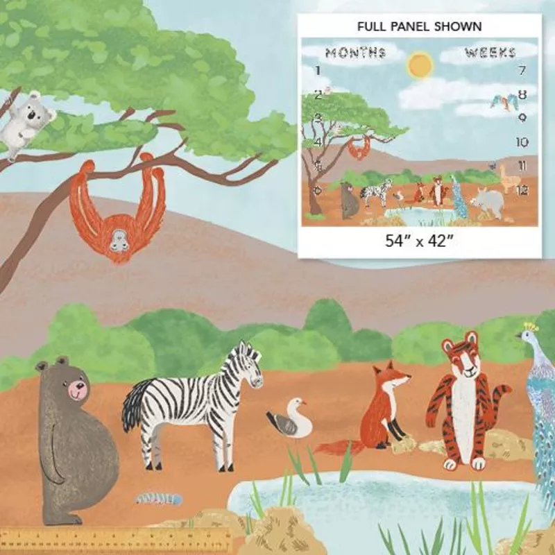 A is for Animals: Milestone Mat