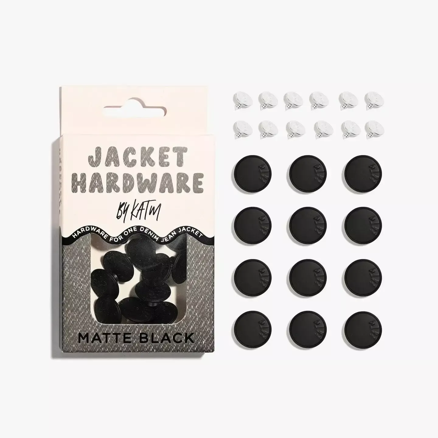 Jacket Hardware - Black Matte - Kylie and the Machine