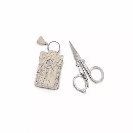 Jane Austen Leather Scissor Pouch