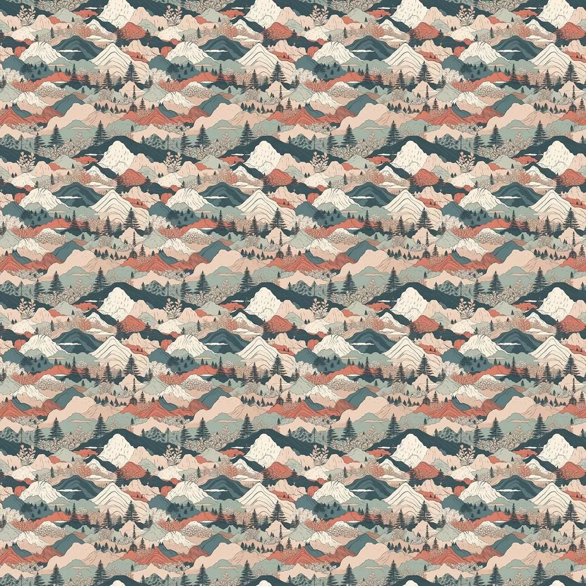 Japanese Wilderness #1 Fabric