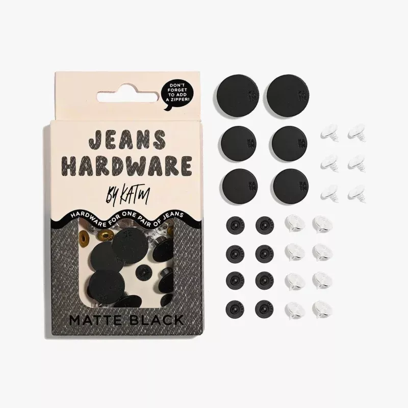 Jeans Hardware Kit – Matte Black
