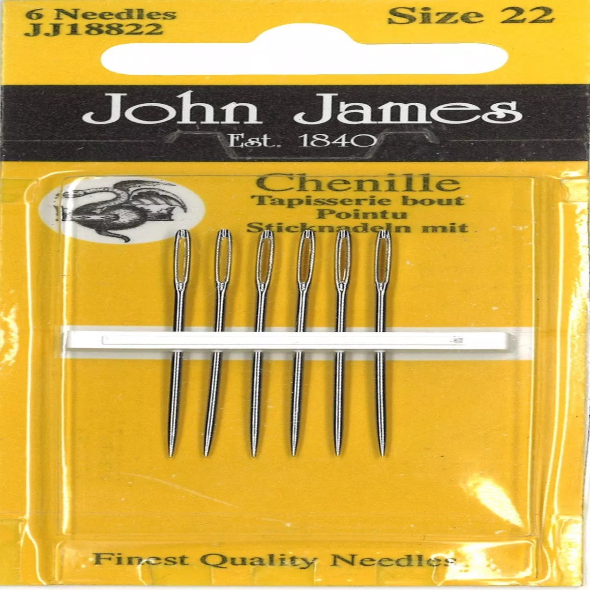 John James Chenille Needles – Size 22
