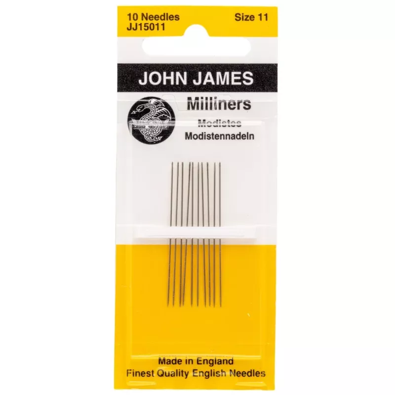 John James Milliners Needles sz 11