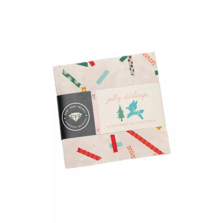 Jolly Darlings Charm Pack (Ruby Star Society) 42 pcs