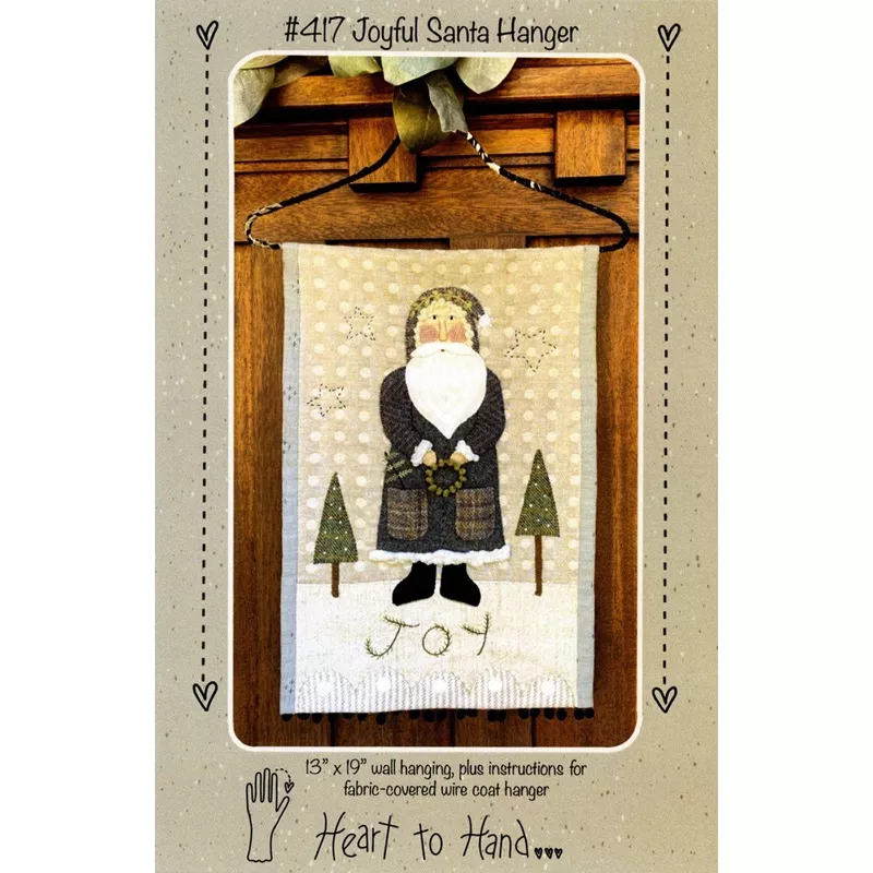 Joyful Santa Hanger Pattern