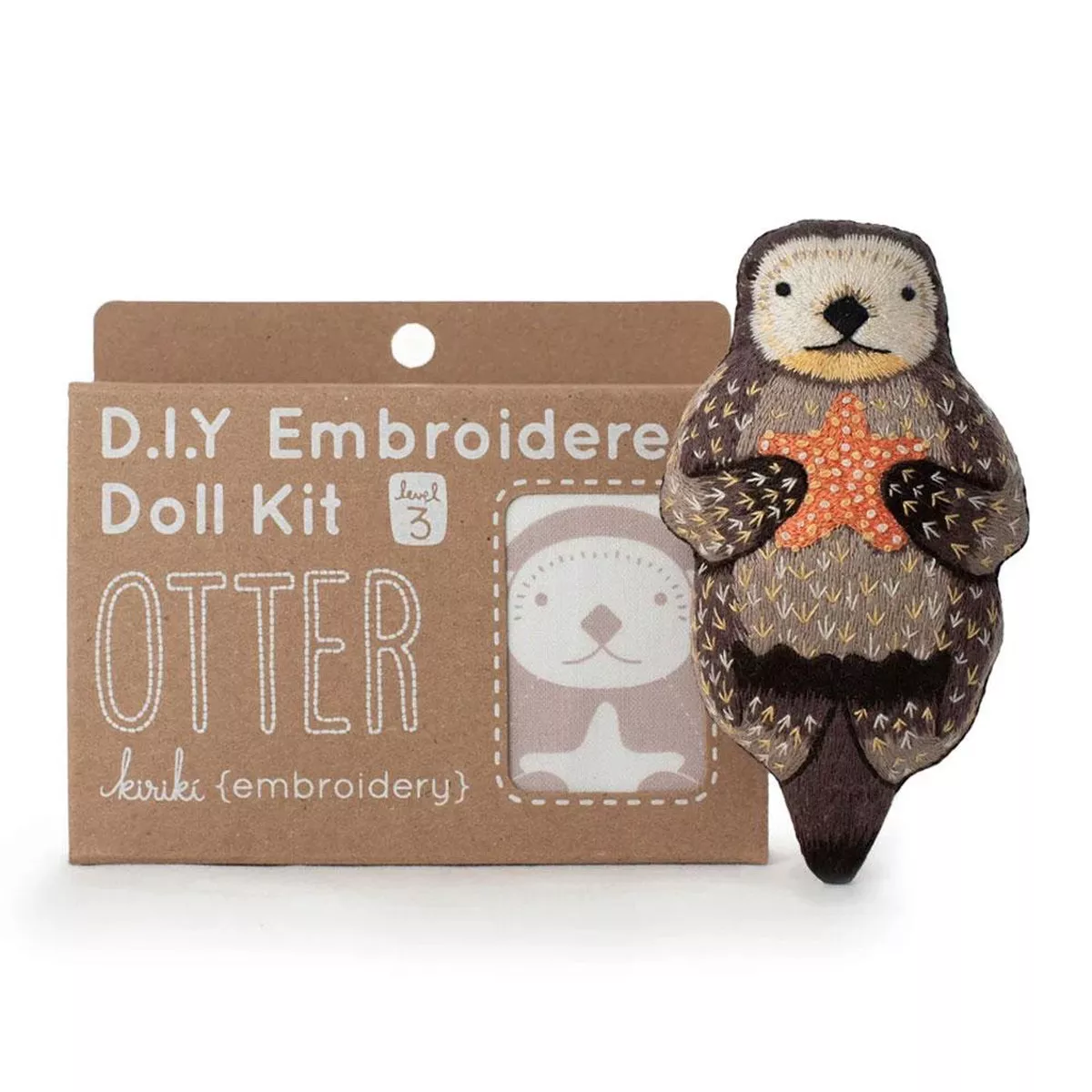 Kiriki Press – Otter – Hand Embroidery Kit