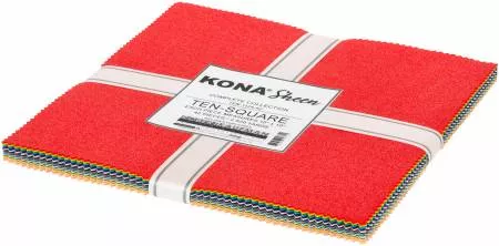 Kona Sheen 10" Squares 42 pc