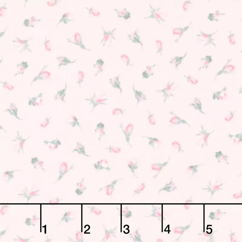 La Fleur Flannel – Buds Pink Yardage