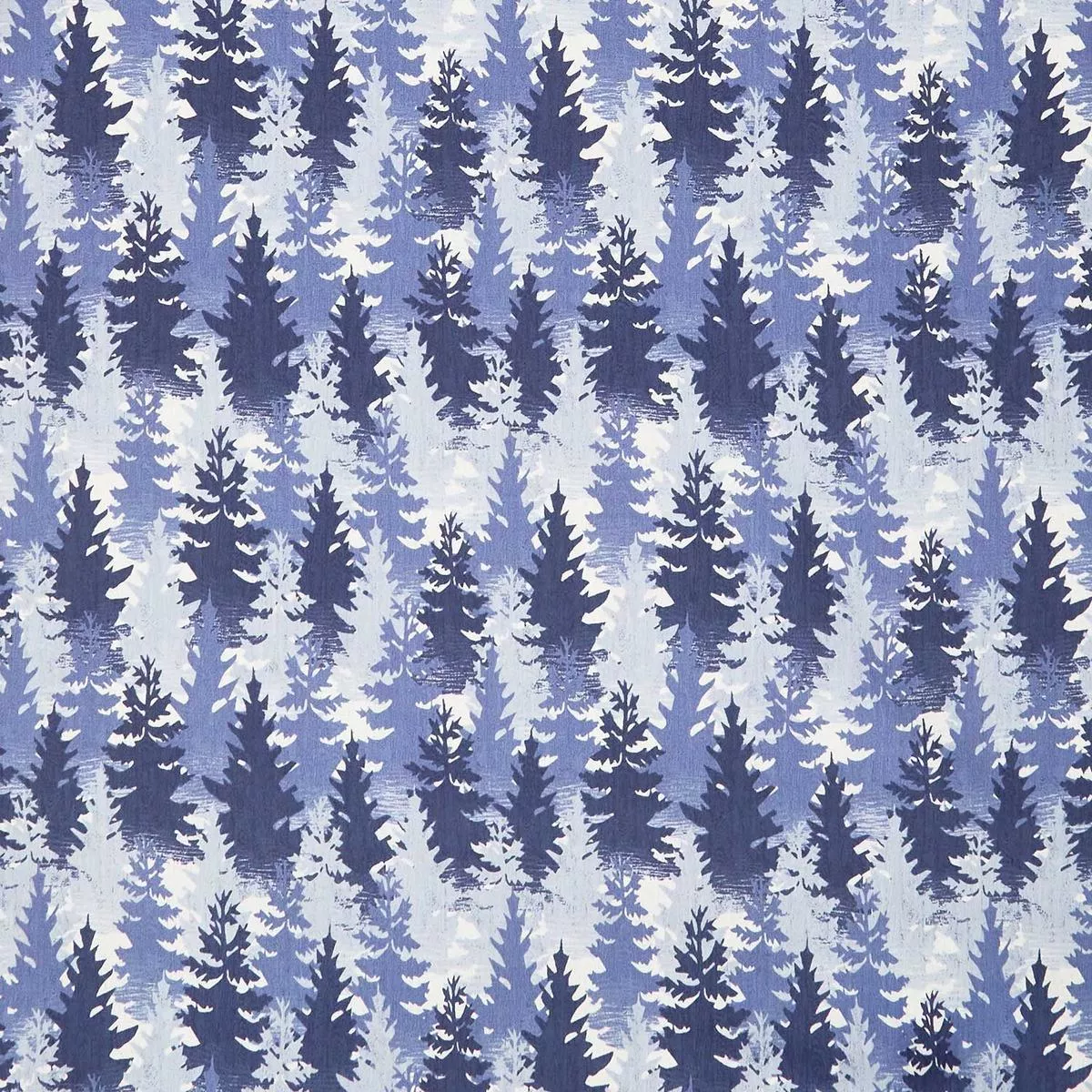 Lake Retreat – Packed Trees Navy Yardage