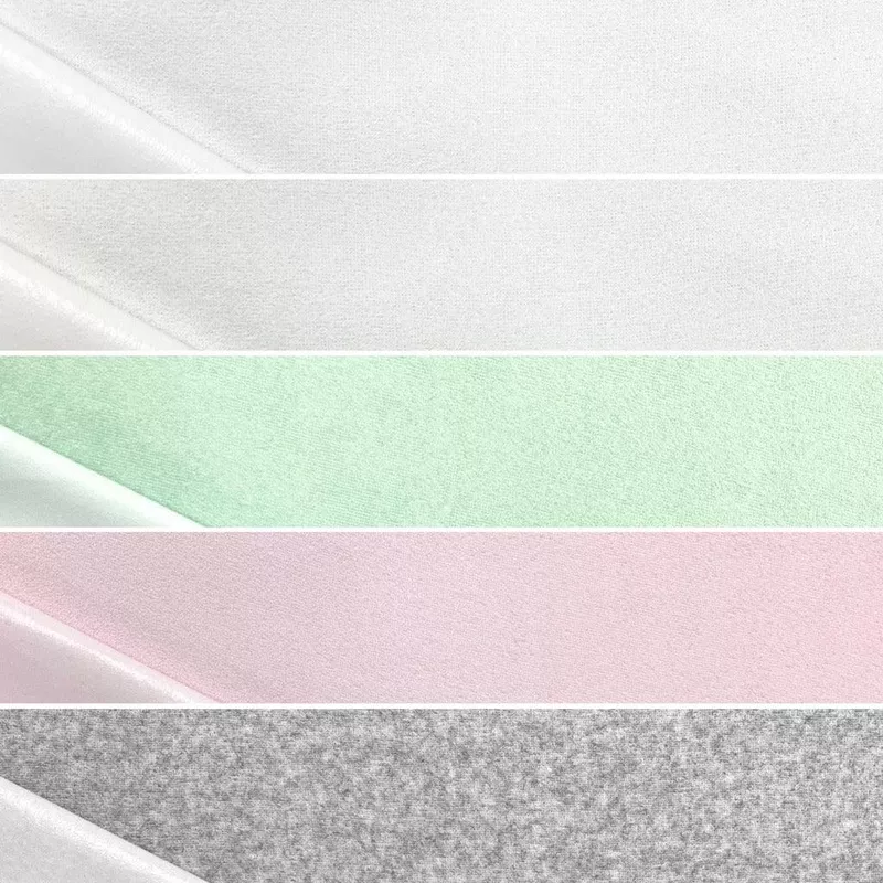 Laminated Waterproof Towelling Fabric White