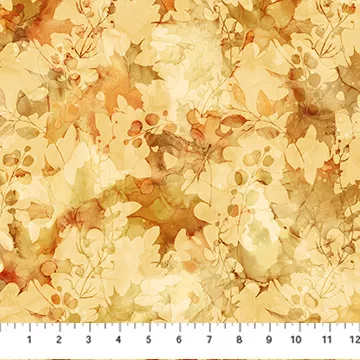 Leaf Texture - Ochre - Autumn Breeze