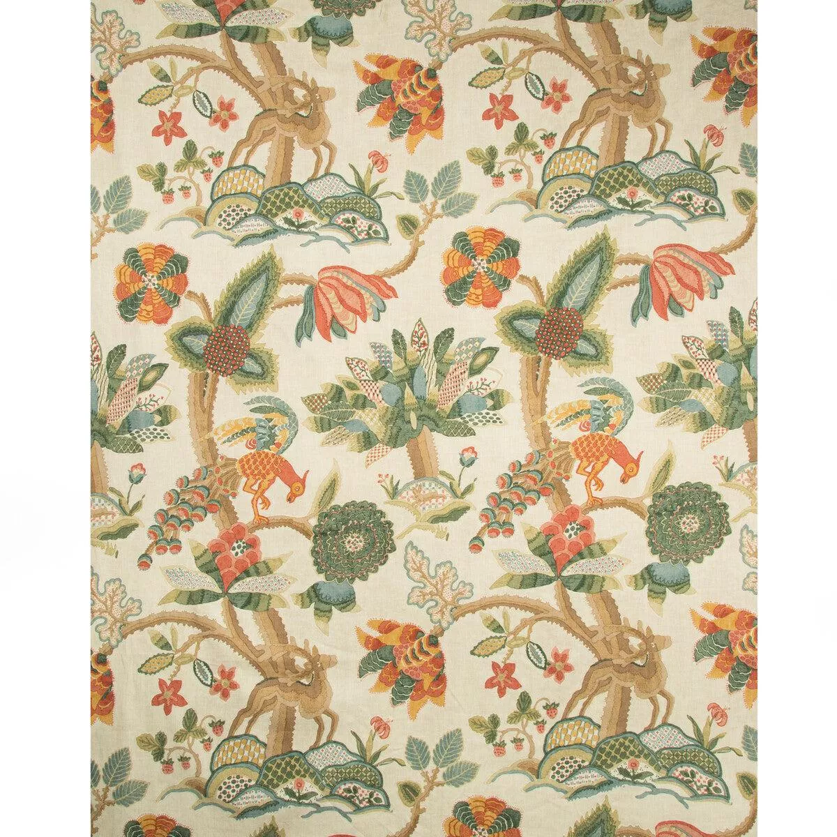 Leyland Print-Berry/Forest
