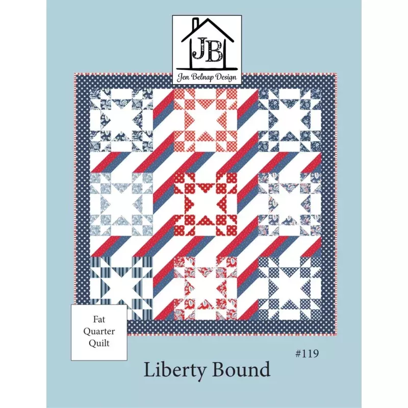 Liberty Bound Quilt Pattern 74 x 74