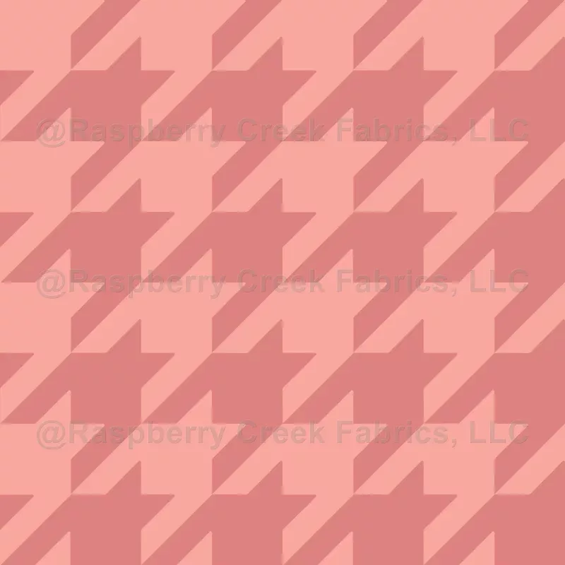 Light and dark pink houndstooth