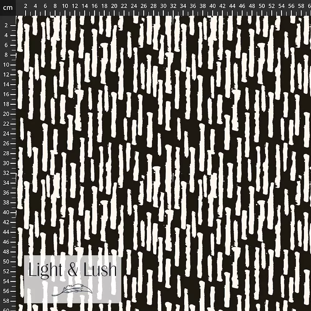 Light & Lush - Rayon Twill - Black