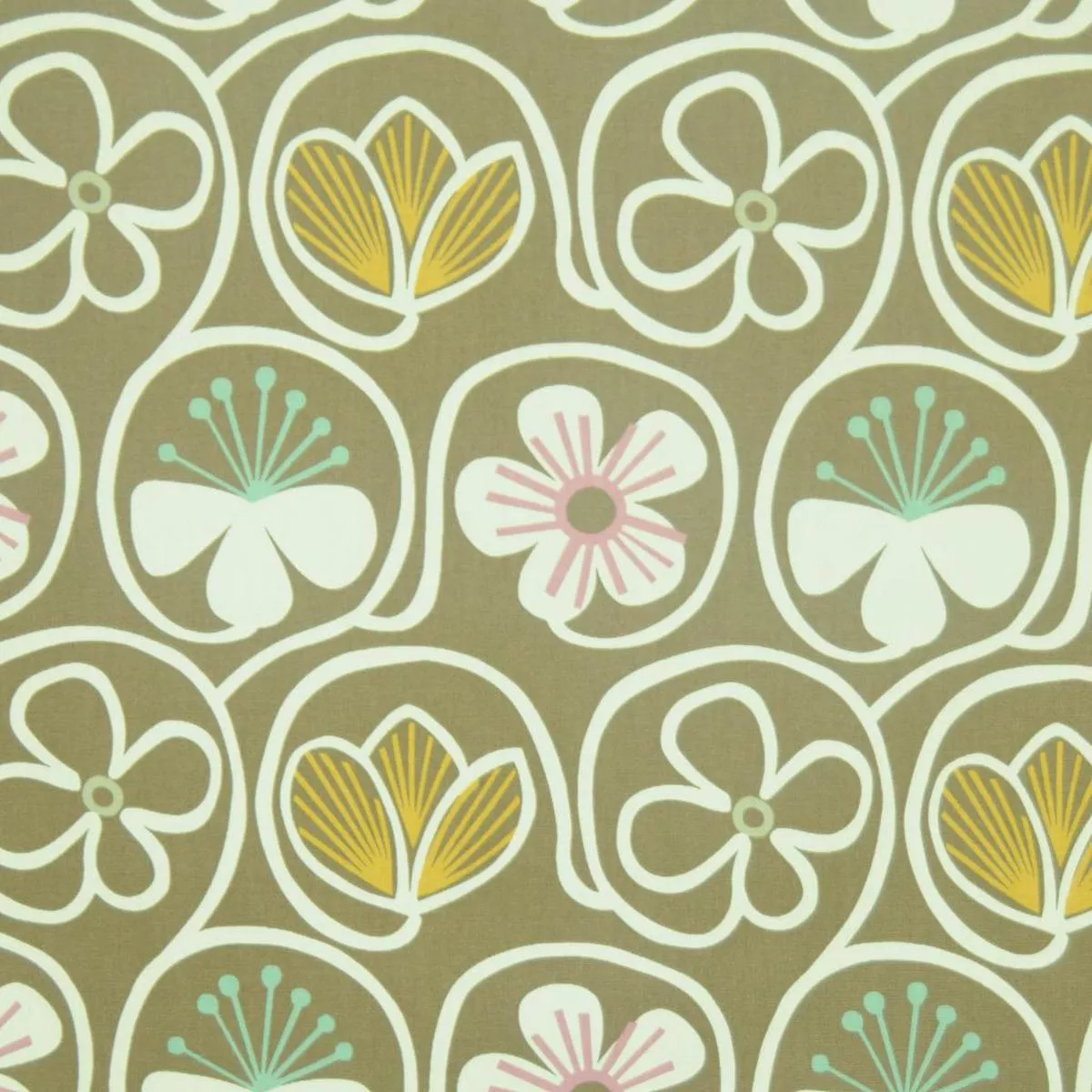 LIMESTONE CHOCOLATE RM Coco Fabric
