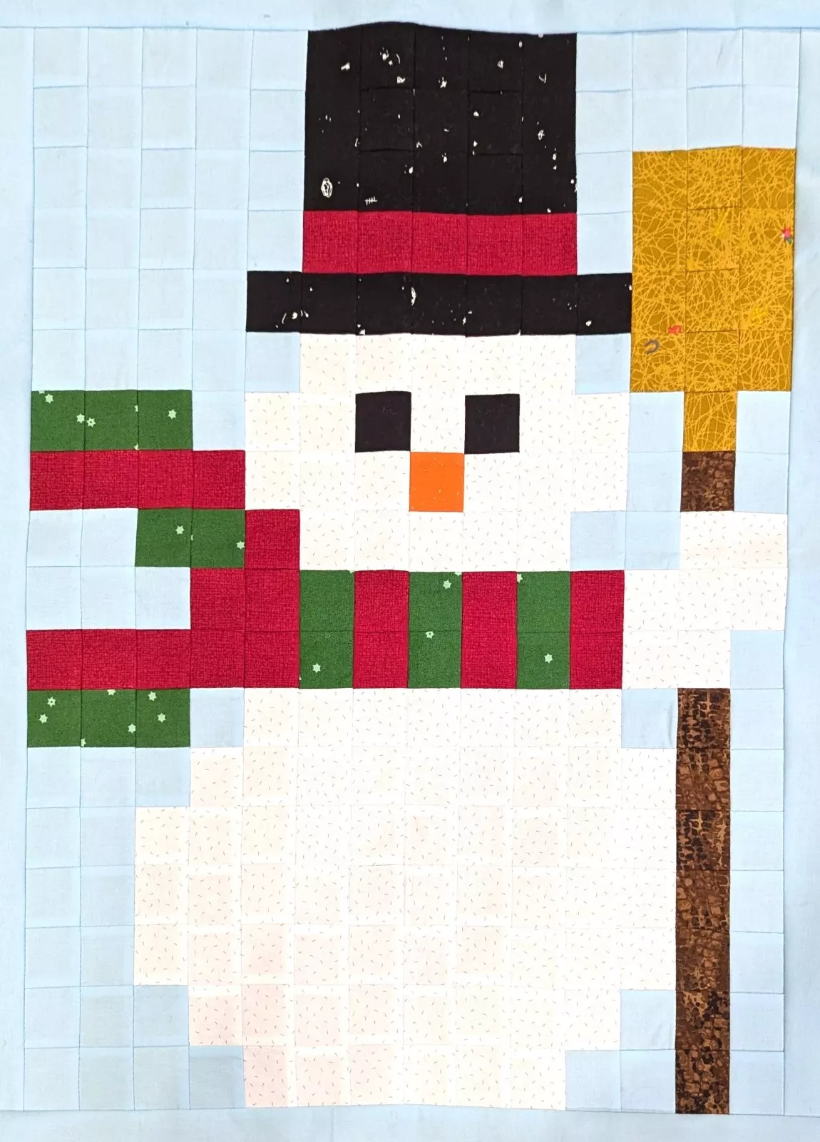 Little Snowman EasyPiecing Grid