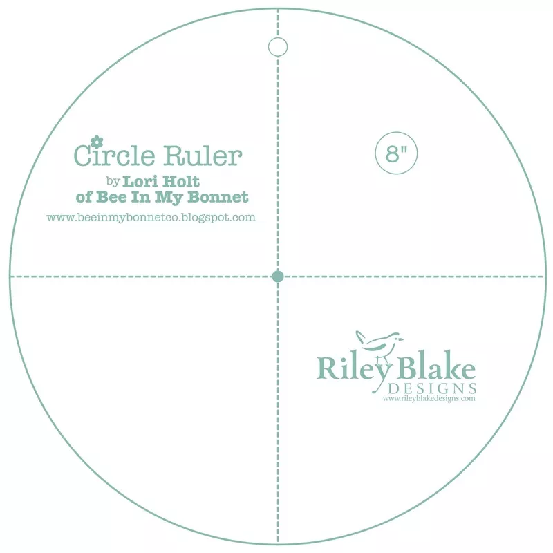 Lori Holt Circle Ruler 8in