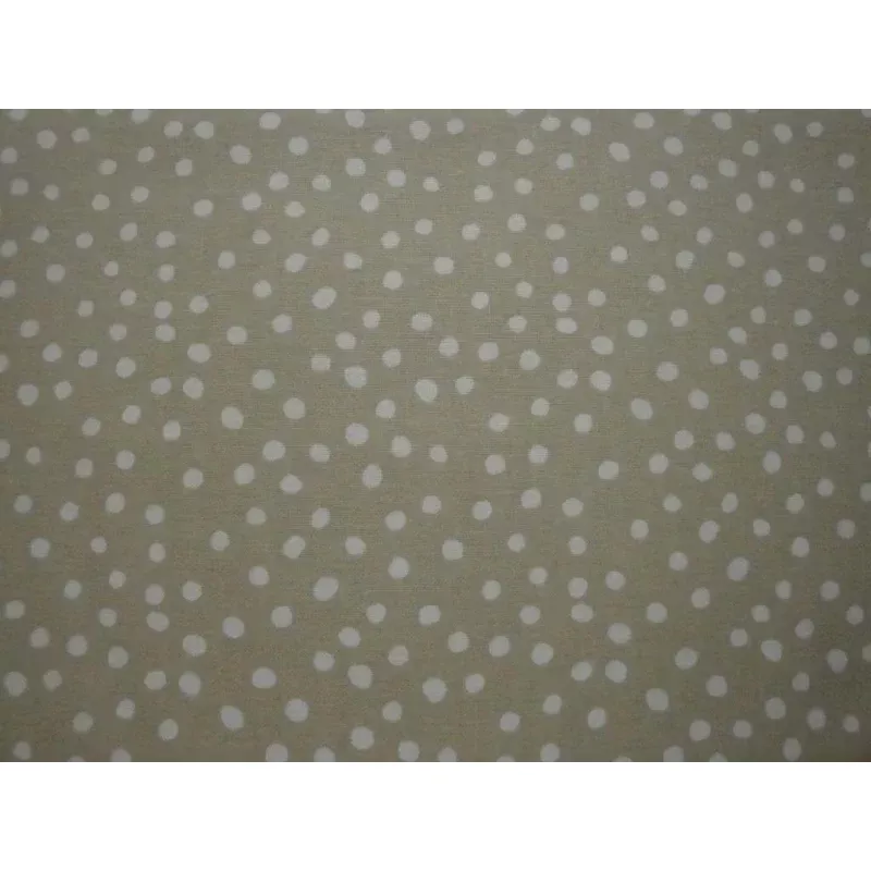 Lots-A-Dots-Tan Background-Choice Fabrics-BTY