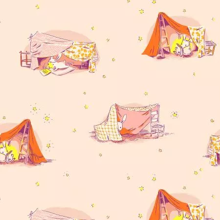 Lucky Rabbit - Blush Quilt Tent