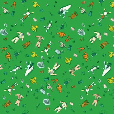 Lucky Rabbit - Green Doll Clothes