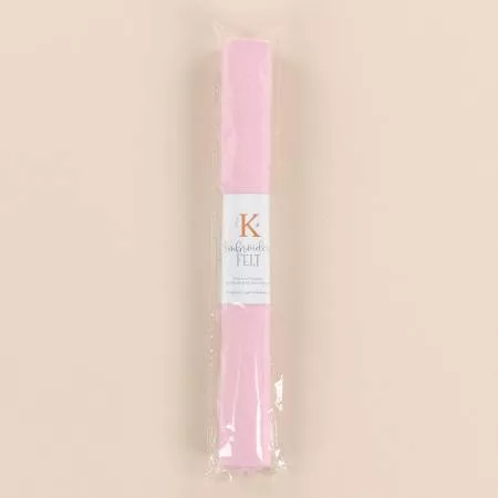 Machine Embroidery Felt - Pink Parasol