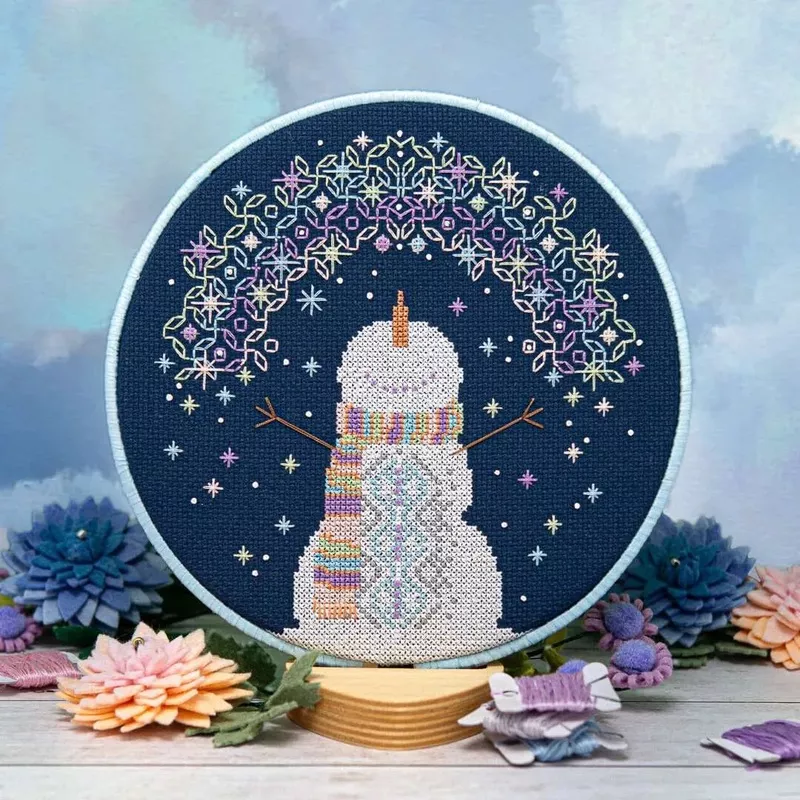 Magical Snowflakes Cross Stitch Pattern
