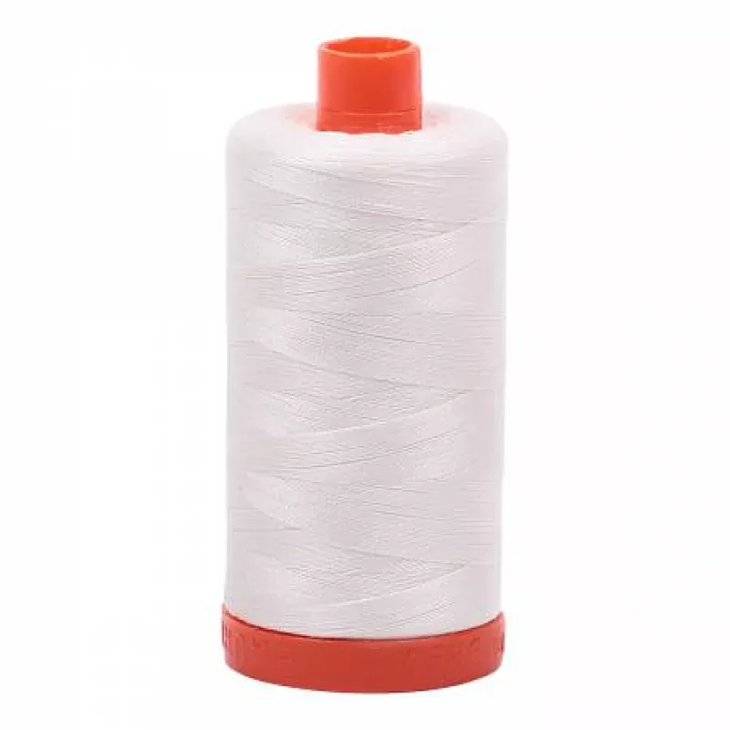 Mako Cotton Thread Solid 50wt 1422yds Chalk