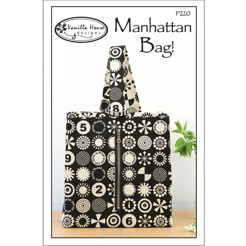 Manhattan Bag Pattern by Vanilla House Designs