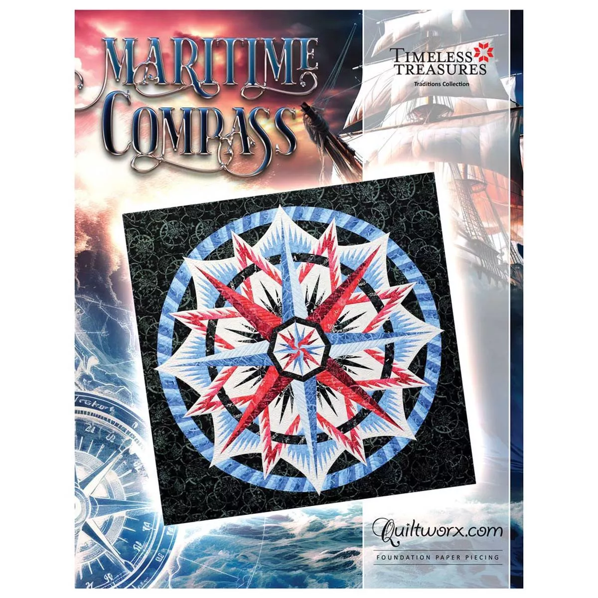 Maritime Compass Pattern