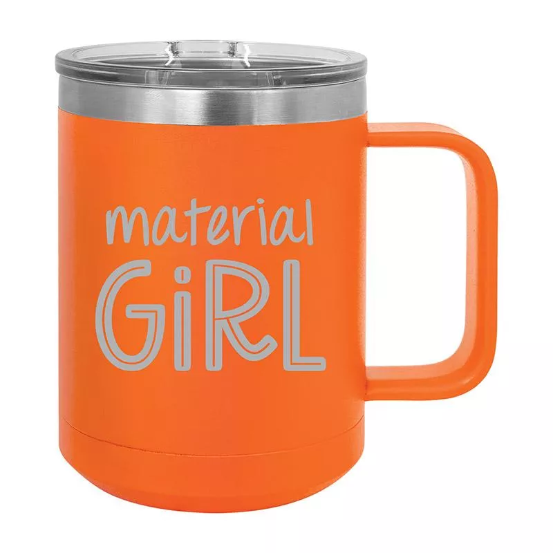 Material Girl 15oz Mug/Orange