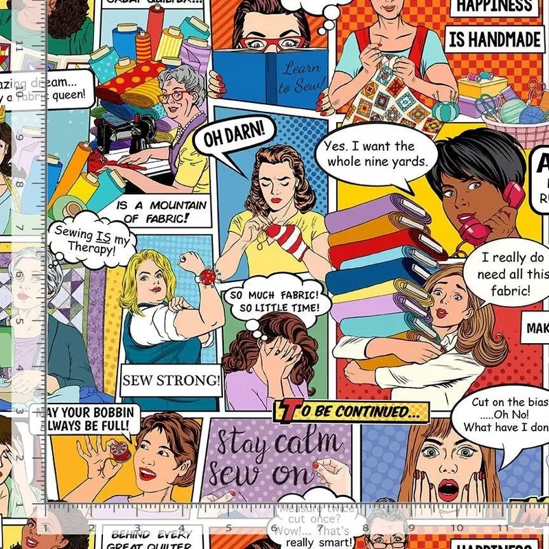 Material Girls – Sewing Comic Frame Stories