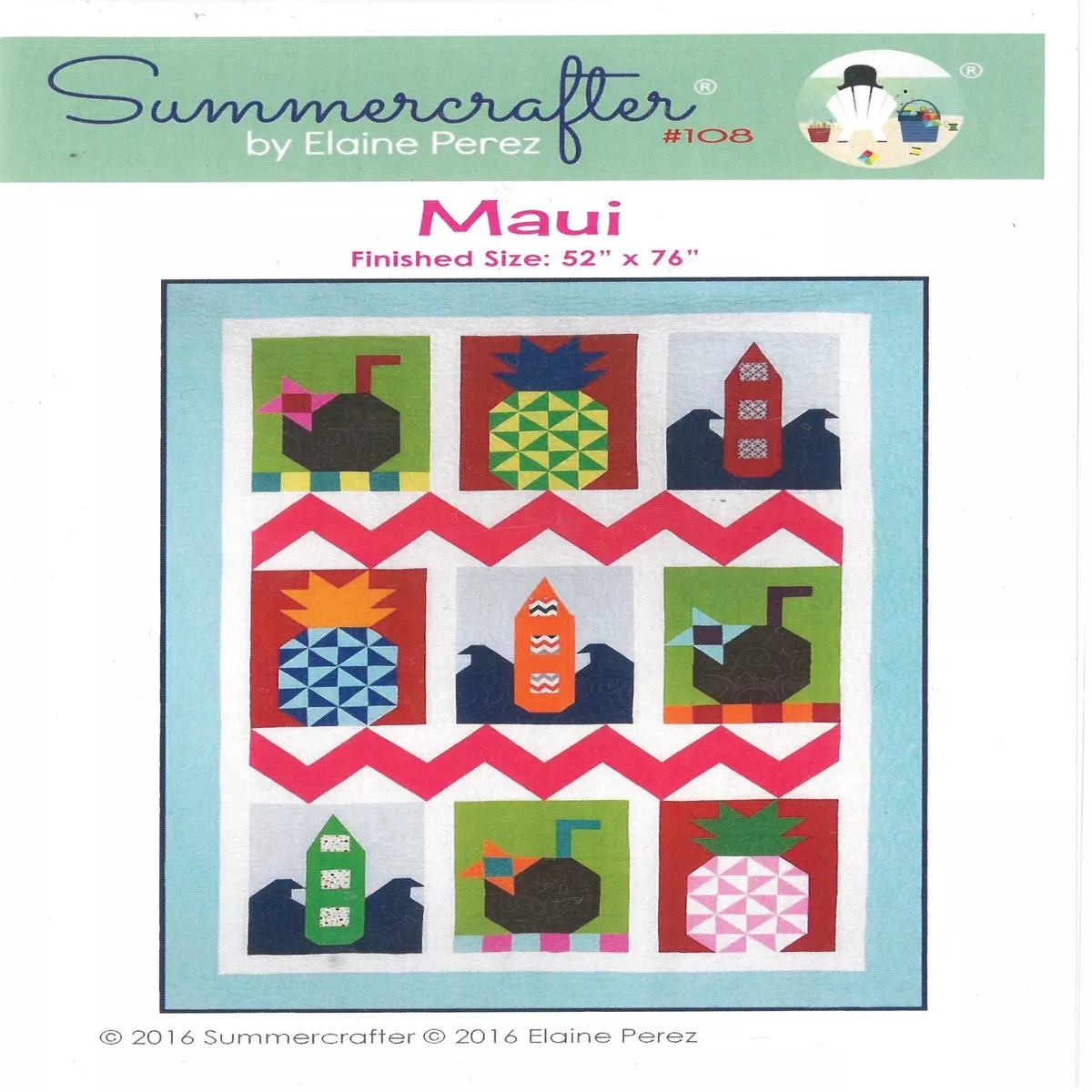 Maui Quilt Pattern -Summercrafter