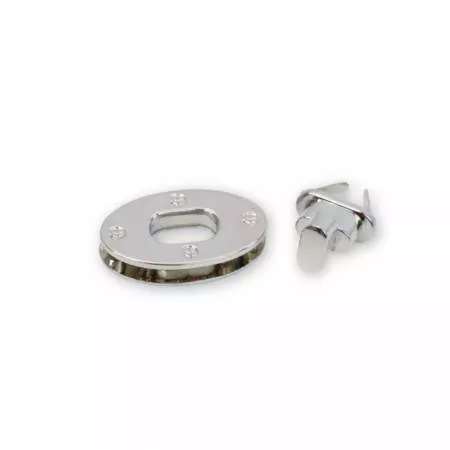 Medium Classic Turn Lock - Nickel - Sallie Tomato