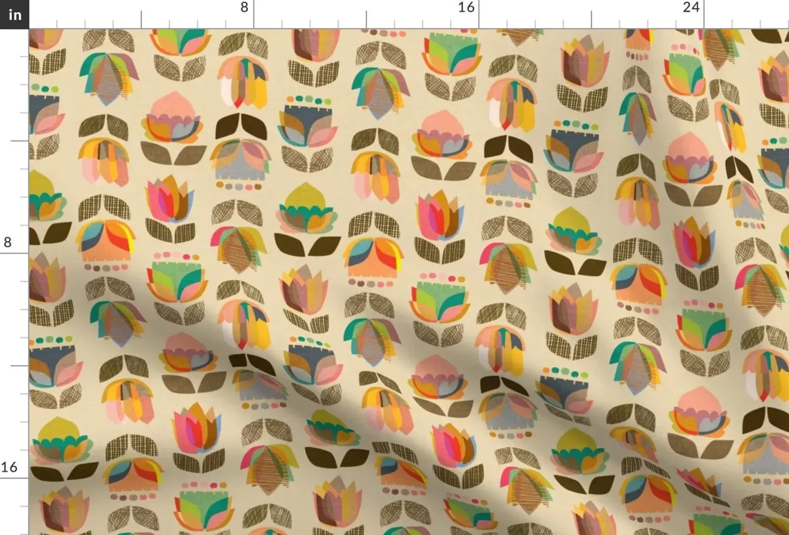Mid Century Modern Flowers