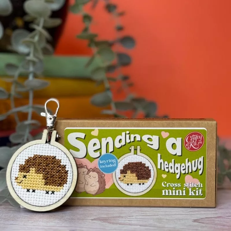 Mini Matchbox Cross Stitch Kit – Sending a HedgeHug
