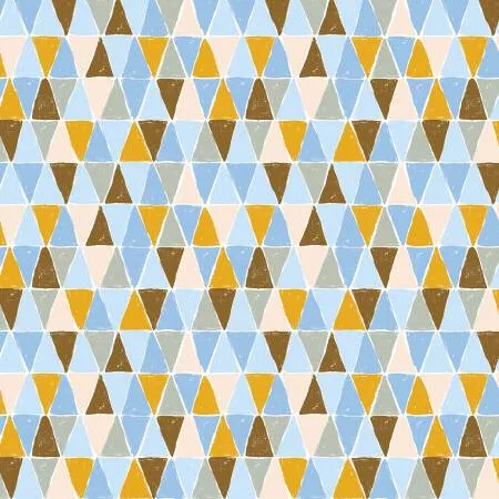 Mini Triangles - Blue - Winter Days - Lisa Glanz