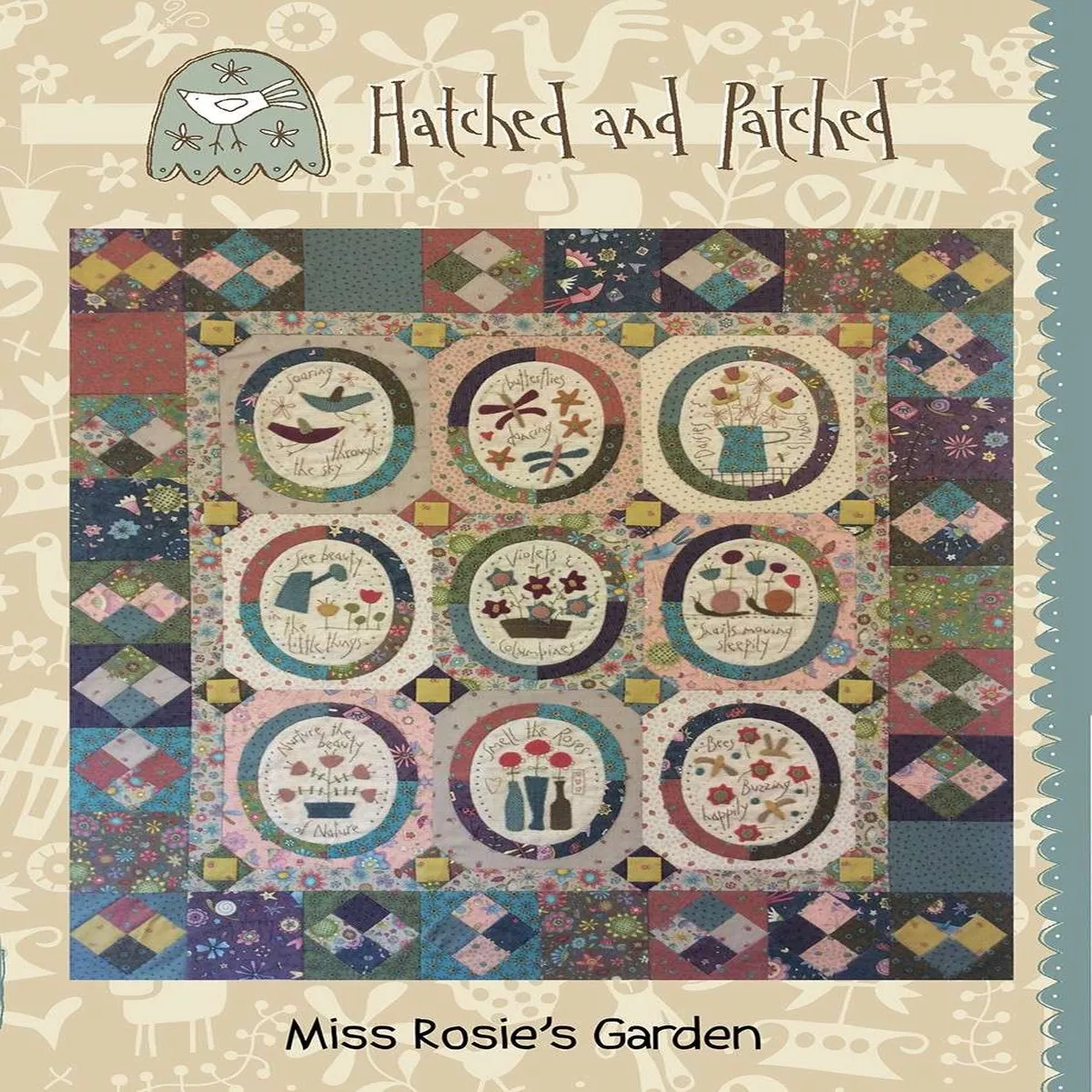 Miss Rosies Garden Quilt Pattern by Anni Downs