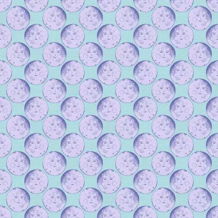 Moon Face - Blue - Dreamy - Allira Tee