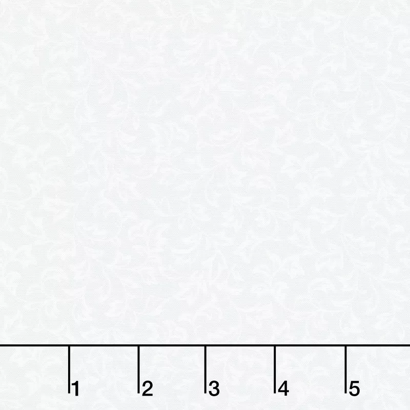 Moonlit Walk – Scrolling Leaf Grey Yardage