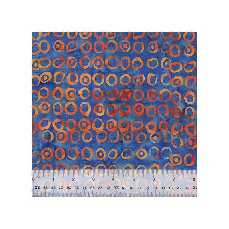 Morocco Baliscapes 2594Q-X Blue Echo Dots Batik Cotton