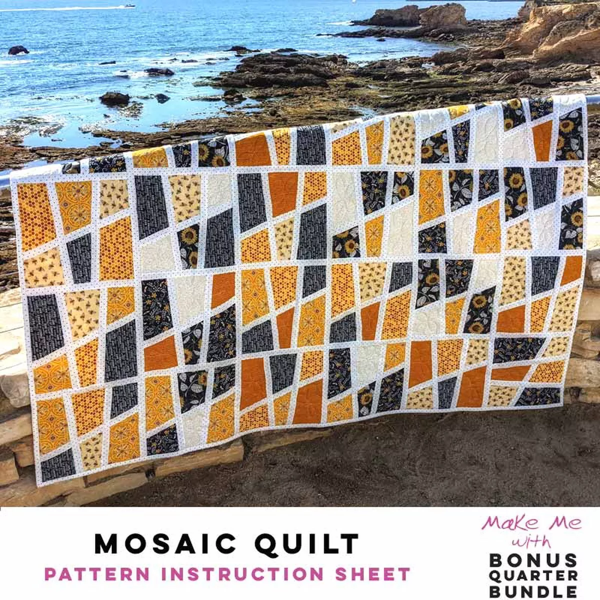 Mosaic Quilt – 8-Piece Bonus Quarter Bundle Pattern