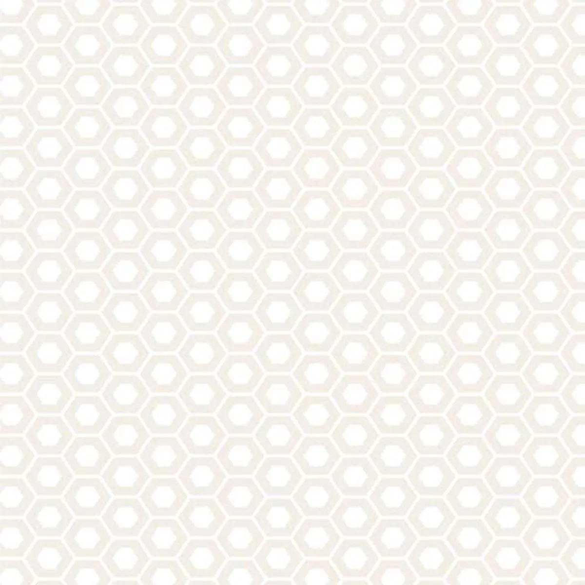 Muslin Mates – Hexagon, White