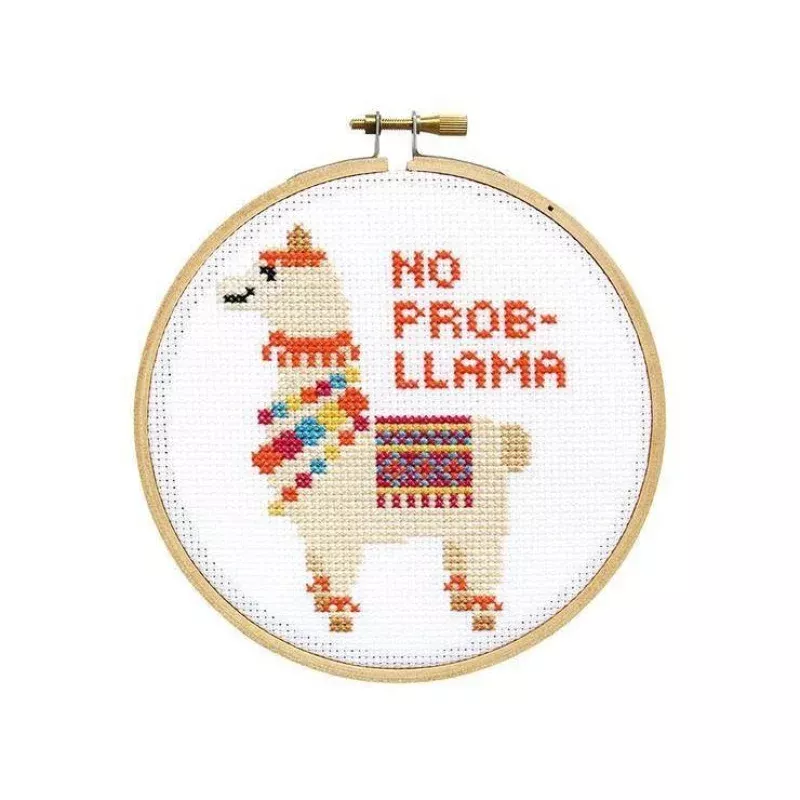 No Prob-Llama DIY Cross Stitch Kit