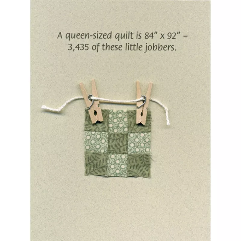 Note Card – Queen-Sized Quilt