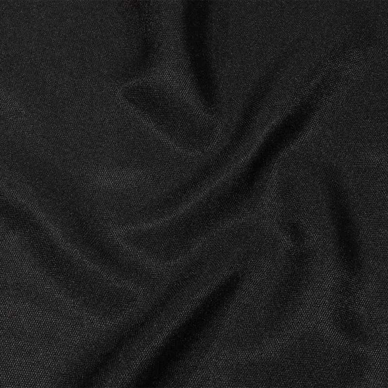 Novelty Polyester Pique – Black – Kestrel Collection