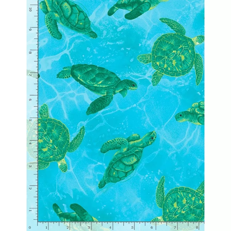 Ocean “Turtles”-Timeless Treasures-BTY