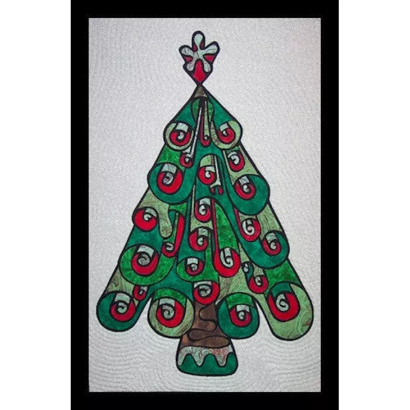OChristmas Tree Green Quilt Pattern